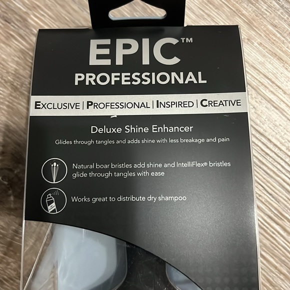$10 addon /NIB EPIC professional shine enhancer boar plastic bristles hair brush - Picture 2 of 6